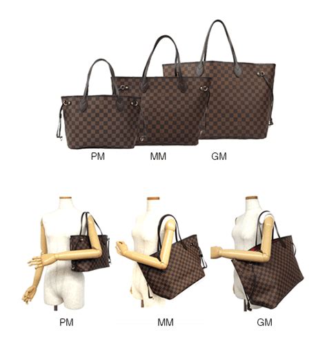 louis vuitton neverfull gm black|Louis Vuitton tote size chart.